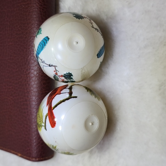 Vintage Bradford Blue Jay and Cardinal set of 2 Ornaments - Picture 8 of 10